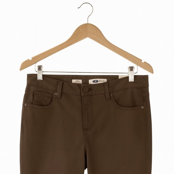 Sonoma New With Tags  Size 10 Long Mid-Rise Brown Skinny Jeans. #Tall #Jeans - Picture 2 of 3